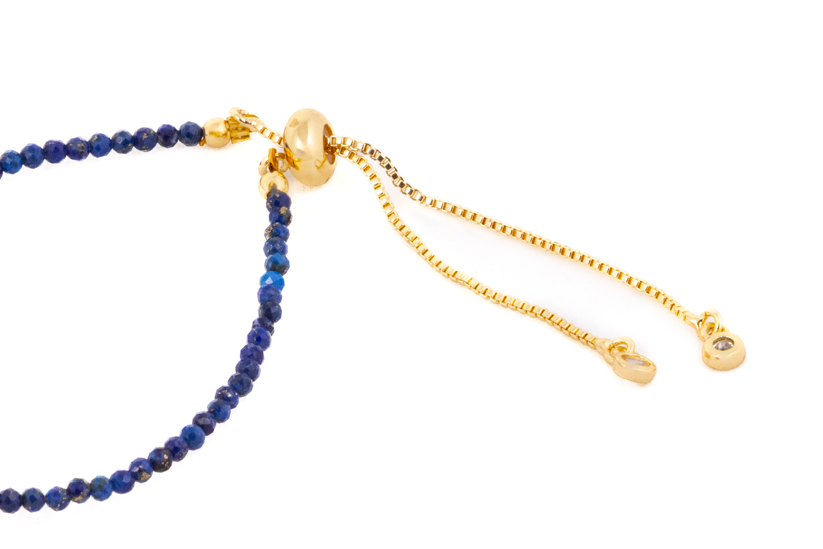 Brățară cu cristale lapis lazuli si perlă de apă dulce - Imagine 5