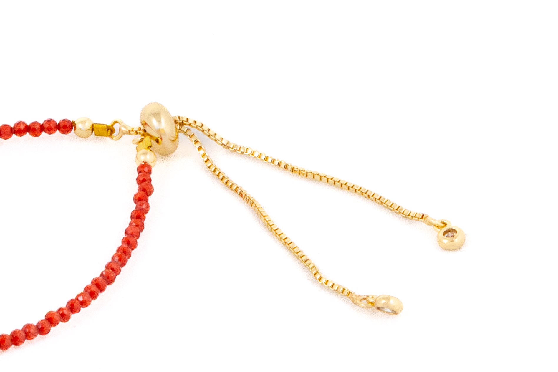Brățară cu cristale roșii si perlă de apă dulce, tip 