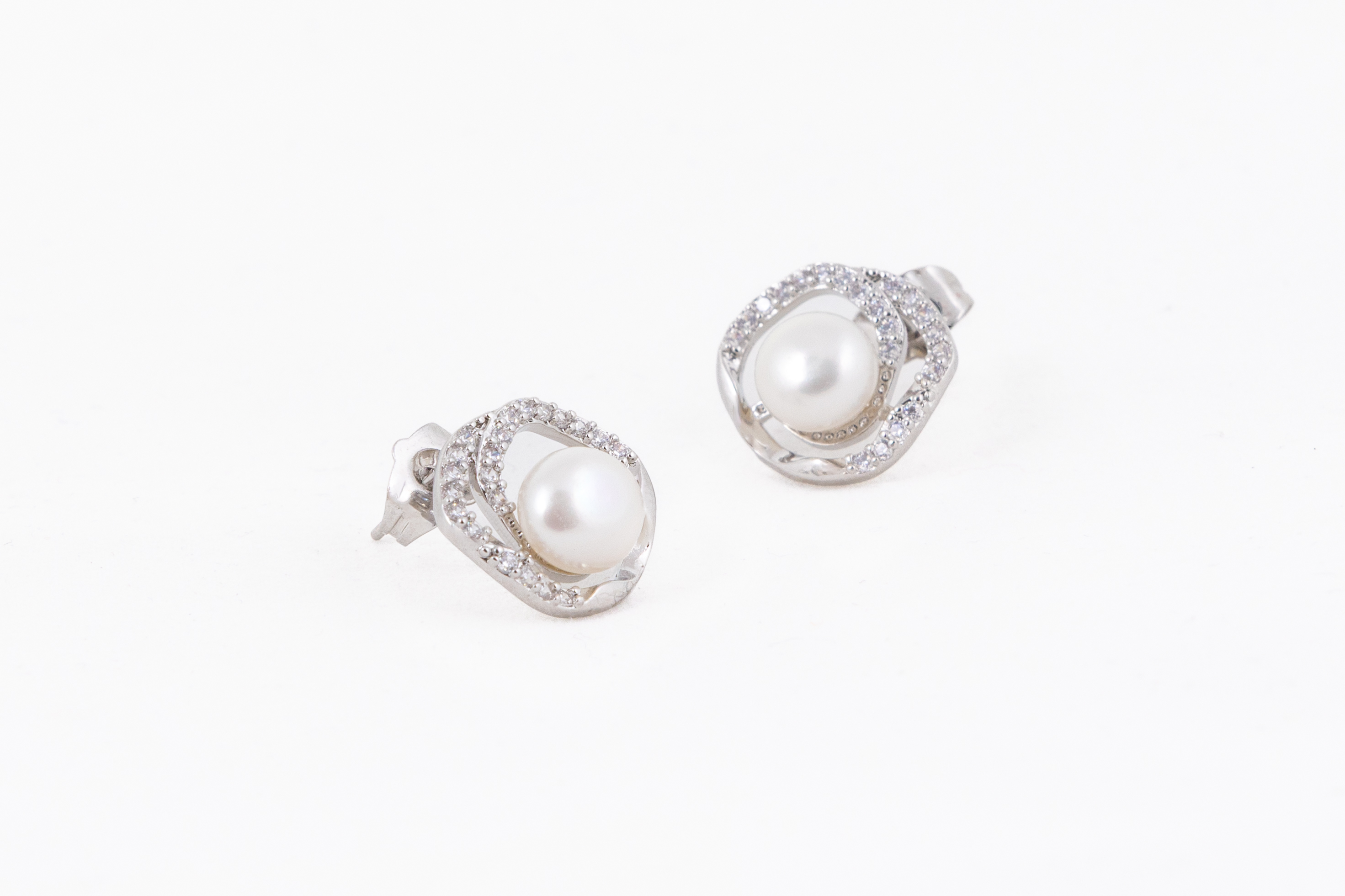 Cercei cu perla Biwa 