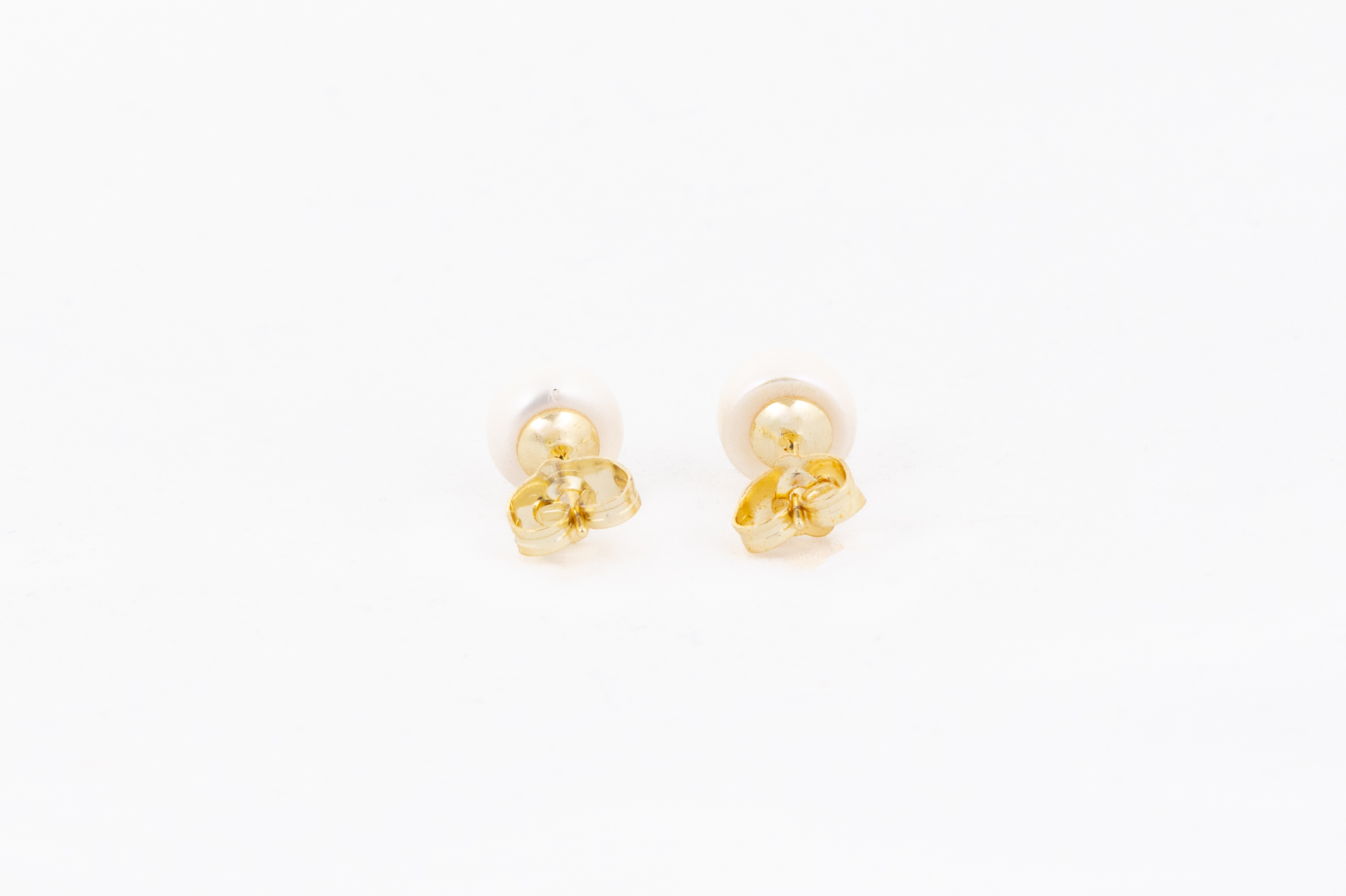 Cercei simpli de tip stud cu perlă de apă dulce - Imagine 3