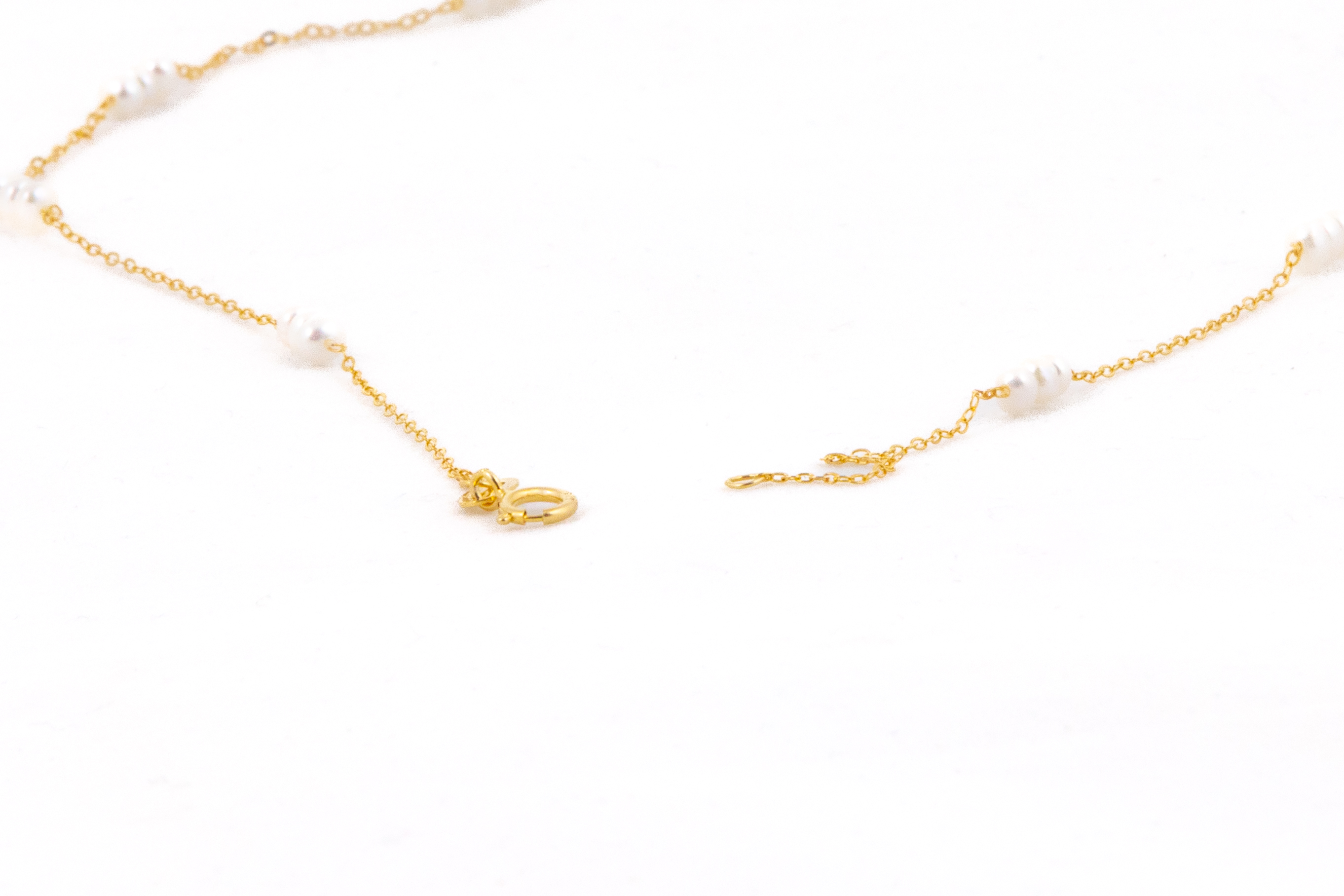 Colier auriu cu perle fine de apă dulce tip 